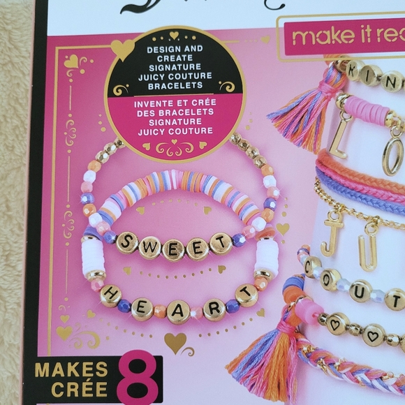 ✨️HP✨️ Juicy🍊 Couture Make It Real Love Letters DIY Bracelet Kit - NIB - Picture 7 of 16